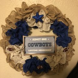 Dallas Cowboys Wreath  Thumbnail