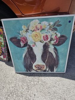 Farmhouse Cow Wall Art