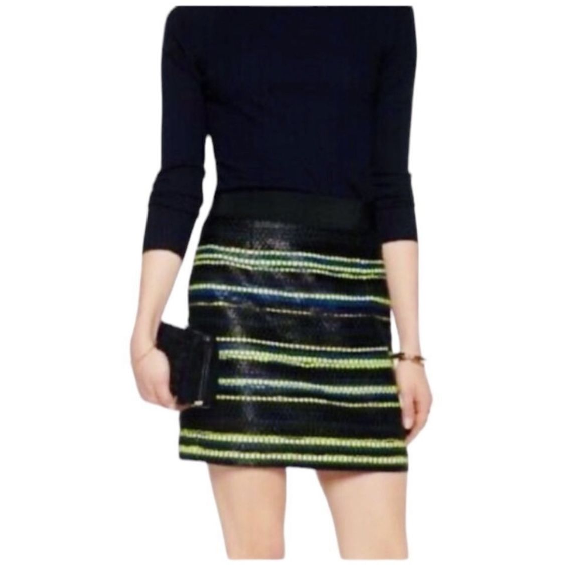 Milly Multicolor Mini Skirt Size8
