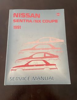 Service Manual Nissan Sentra 1991.
