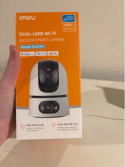 Dual lens Wi-Fi indoor smart camera