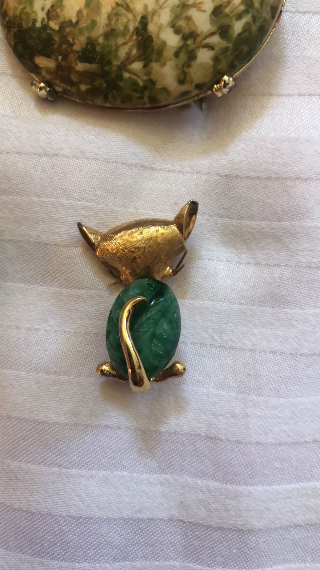 Vintage Cat Brooch