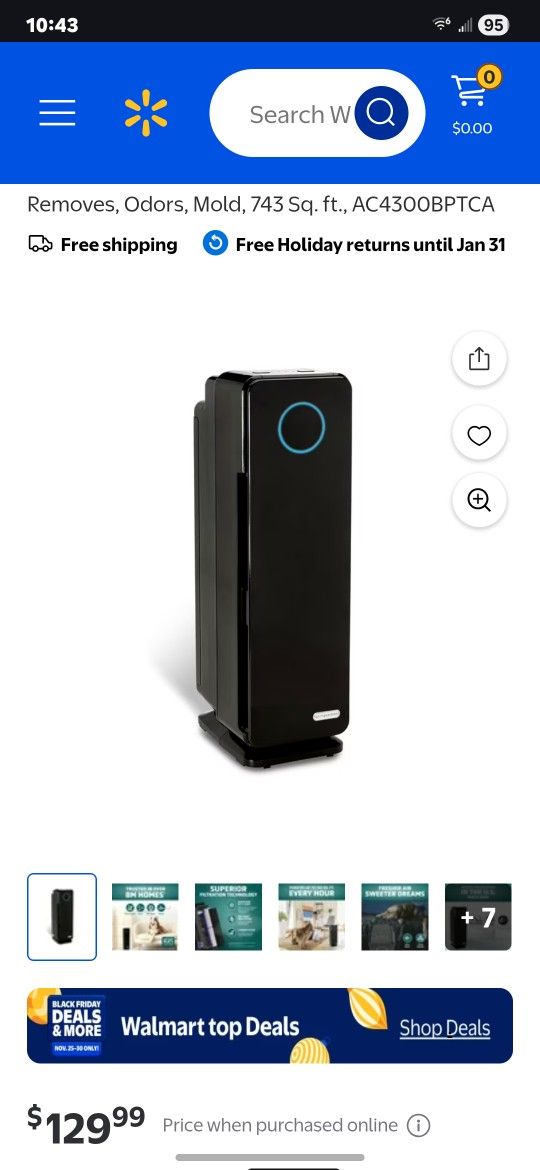 Germ Guardian Air Purifying System