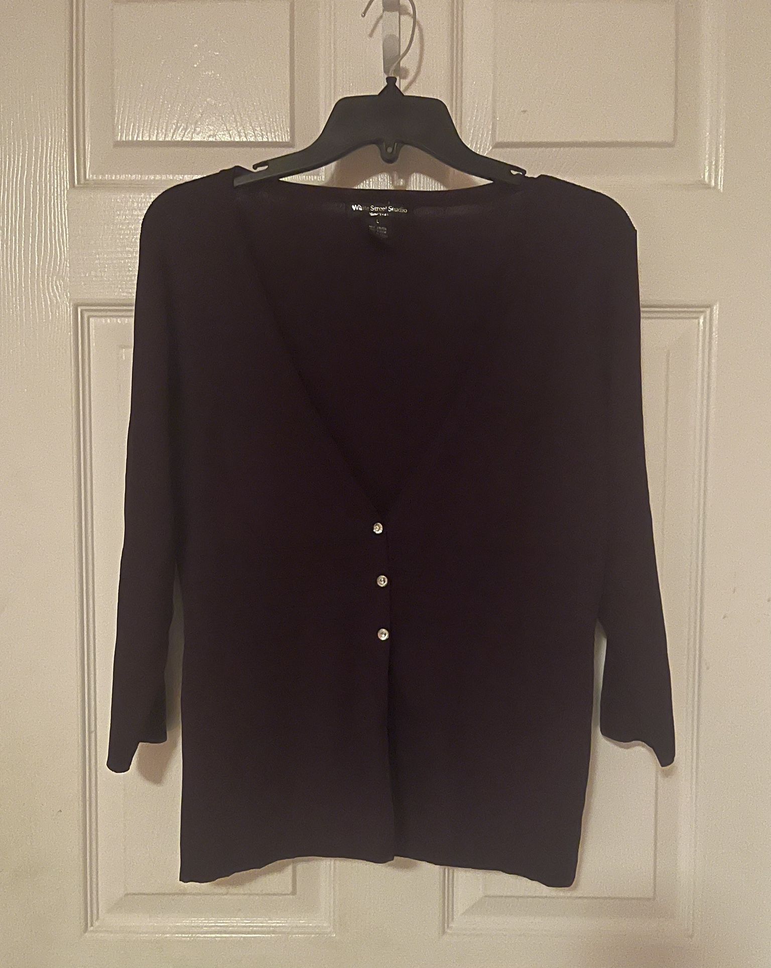 White Street Studio Brown Cardigan Size L