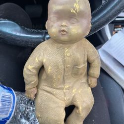 Creepy Antique Rubber Baby Doll