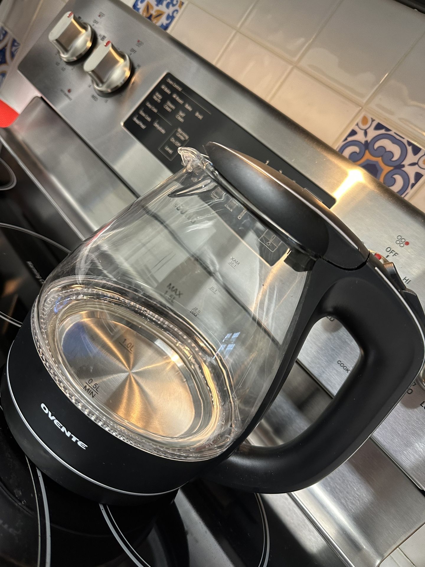 Glass Electric Kettle, Water Boiler, 1.5 Liter