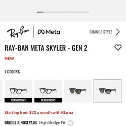 Skyler (Gen 2) Meta Glasses 