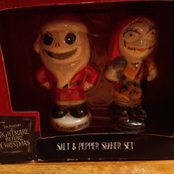 Nightmare Before Christmas Salt & Pepper Shakers 