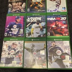 Xbox One Game Lot 