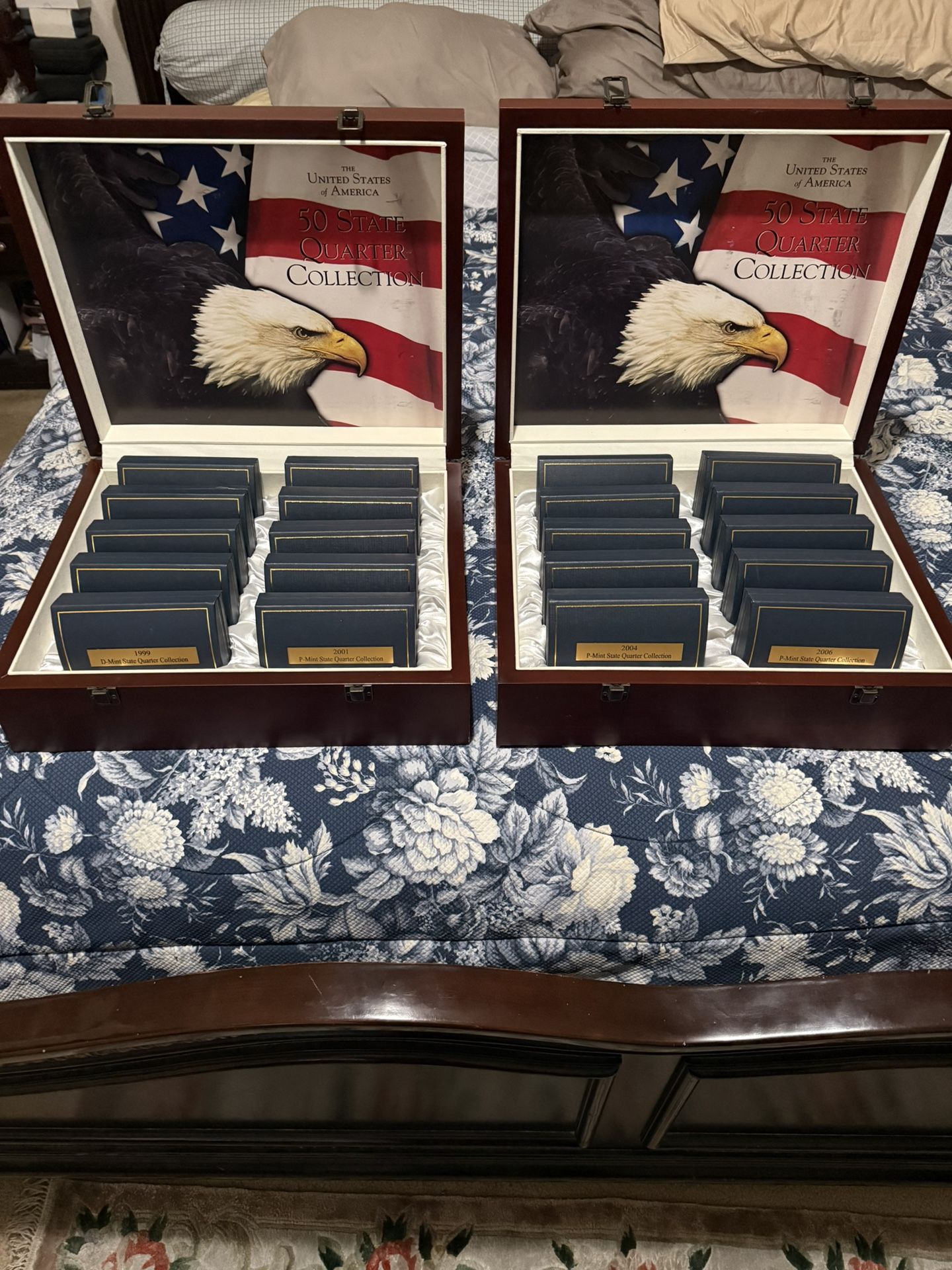 Uncirculated State Quarters 20/Boxes Nice Collectible