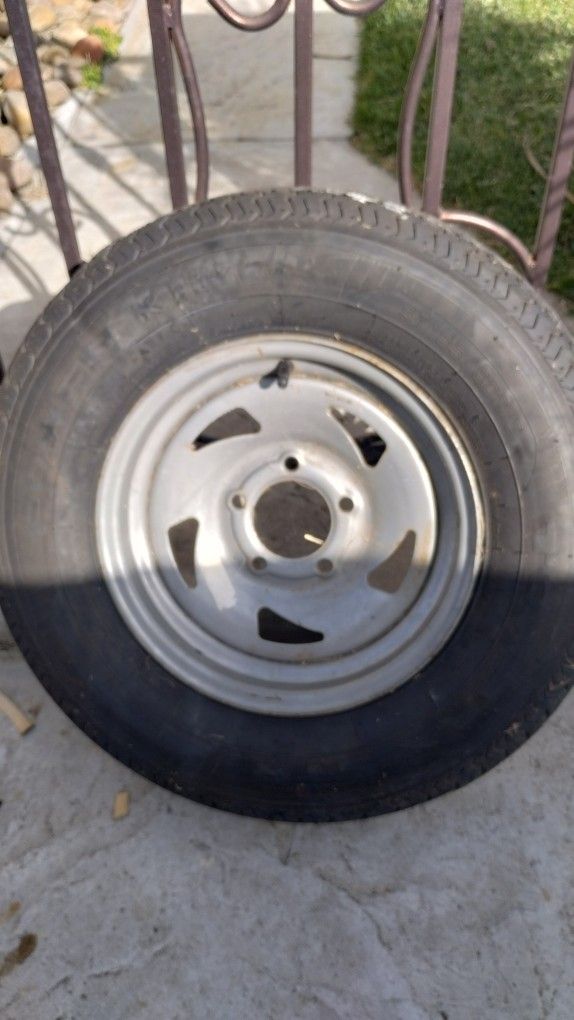 Boat Trailer Spare Tire In Good Condition 13"