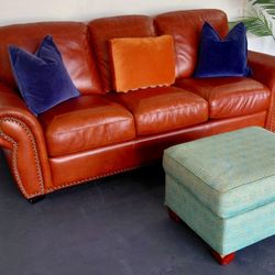 Beautiful Leather Couch