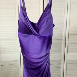 Long Purple Prom Dress