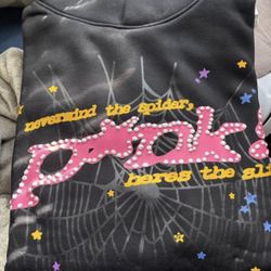 Large black spyder hoodie