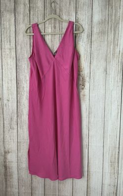 Plus Size Womens Pink Sleeveless midi Dress size 2X NEW