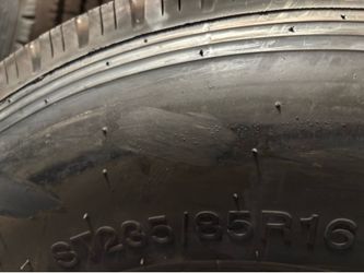 4. Trailer tires no wheel 235x85-16 14 ply $640