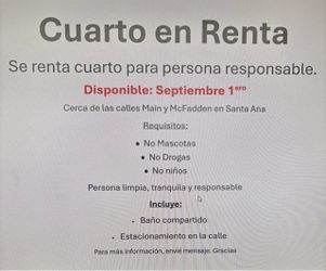 Cuarto Disponible
