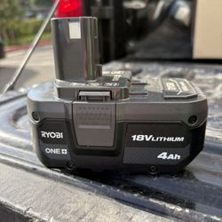 18v Lithium Ryobi Battery 4ah Brand New Original Batteries In Stock