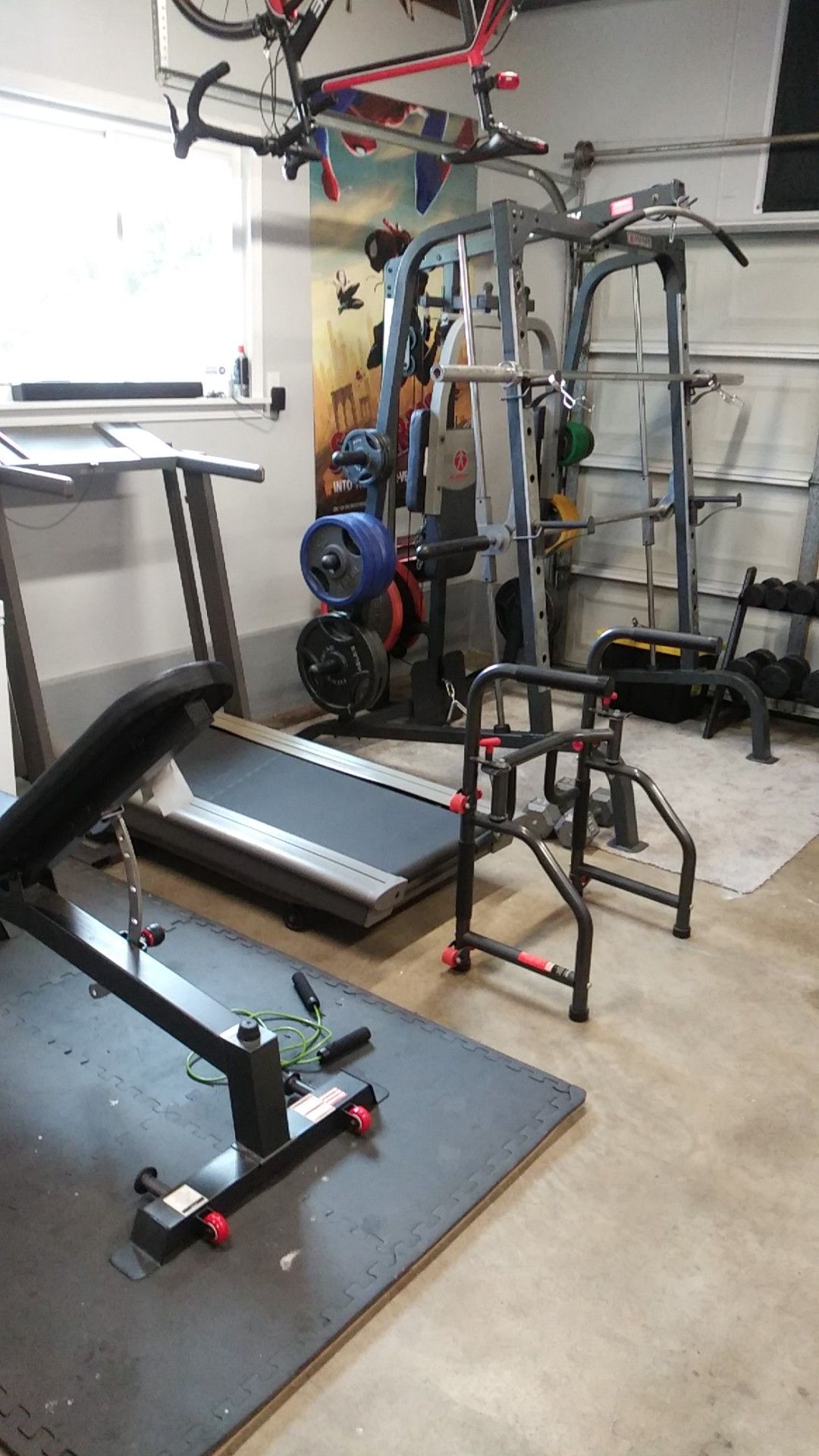 Home gym complete with squat rack for Sale in Lemon Grove, CA OfferUp