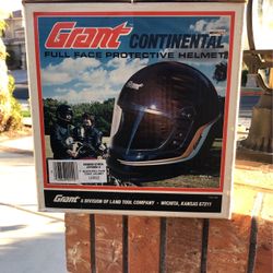 Vintage Grant Continental Full Face Protective Motorcycle Helmet