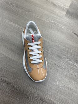 Prada America's Cup Sneakers Tan