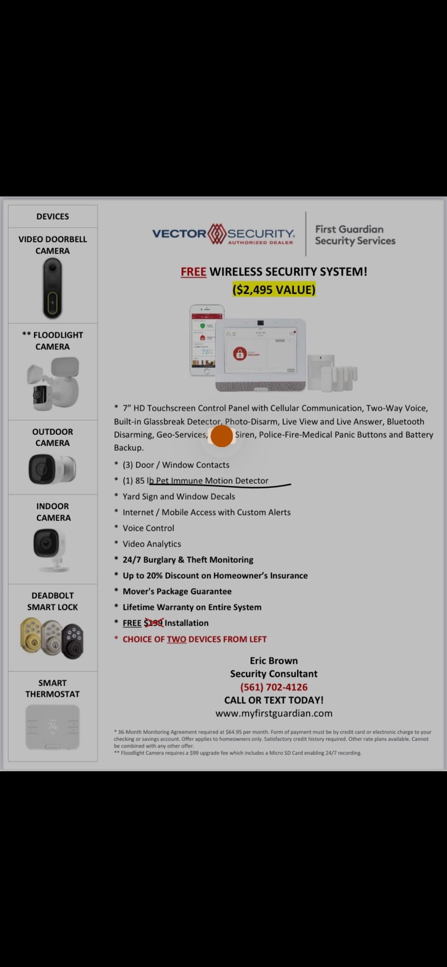 Free Vector Home Security Systems