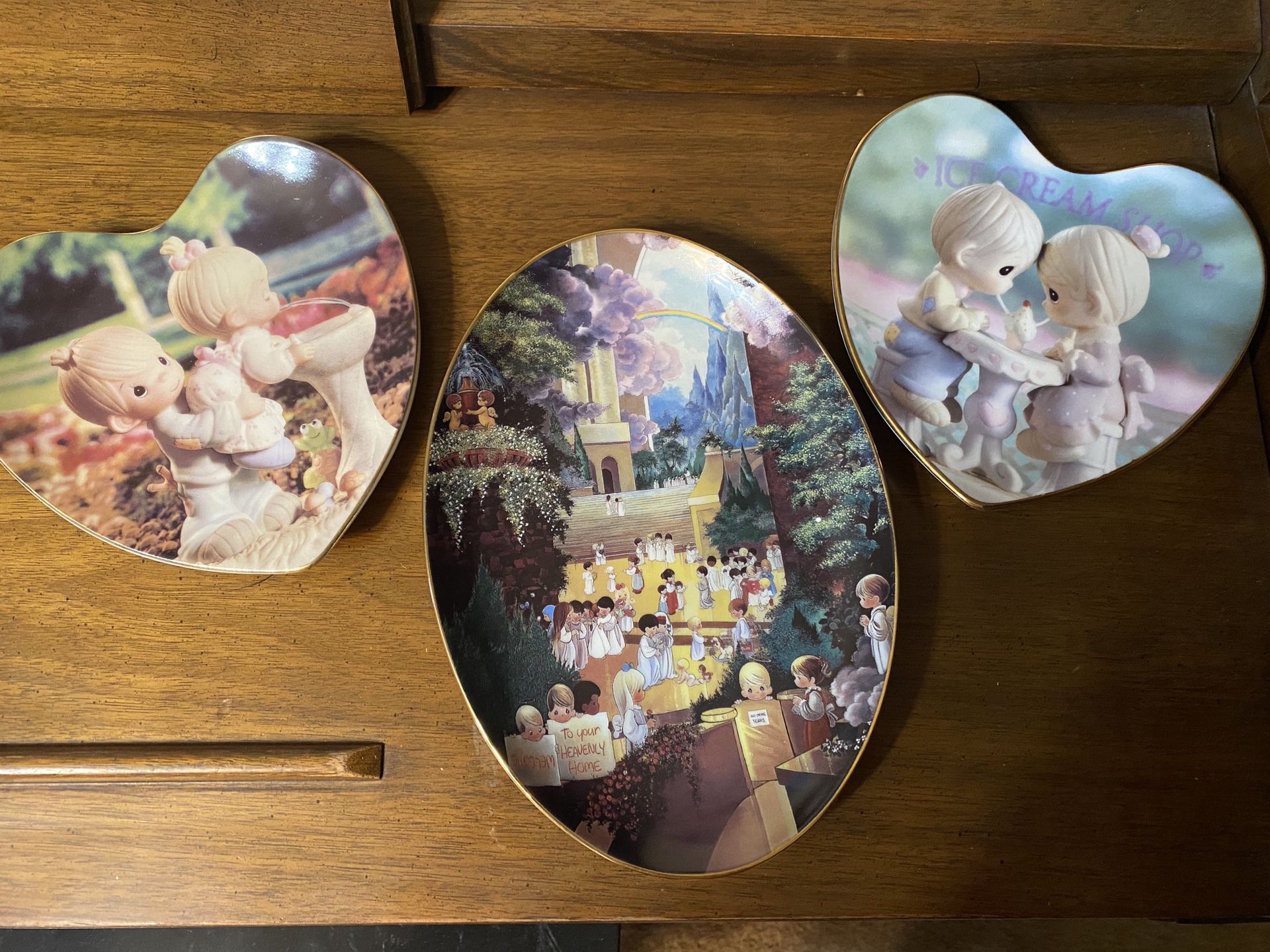 Precious Moments limited edition numbered plates