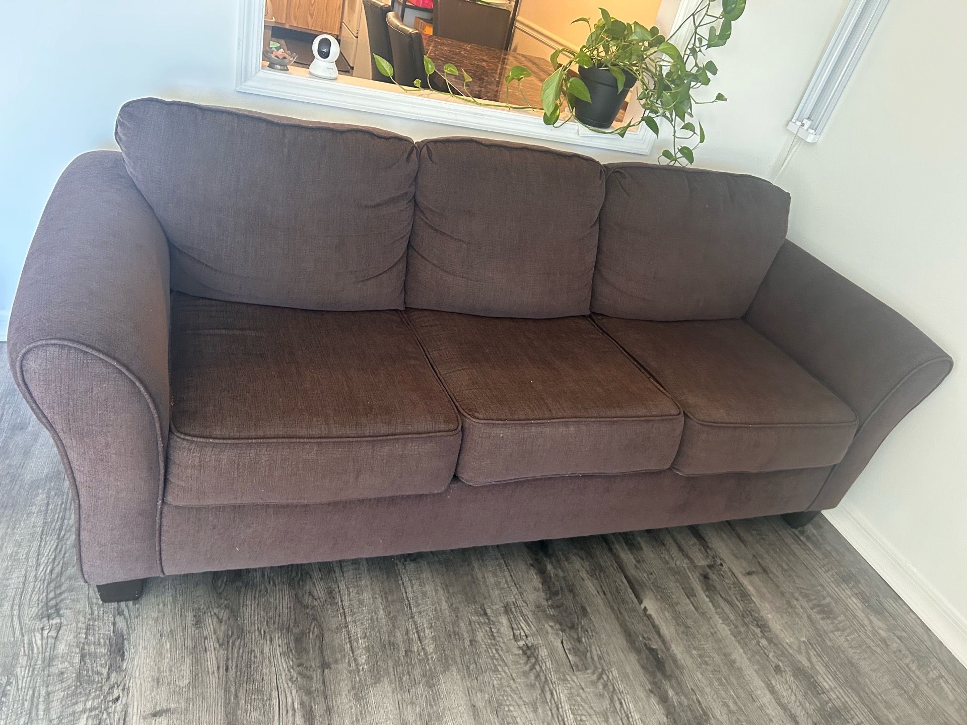 Brown couch
