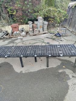 Table for plants, 8ft long by 2ft wide , $40