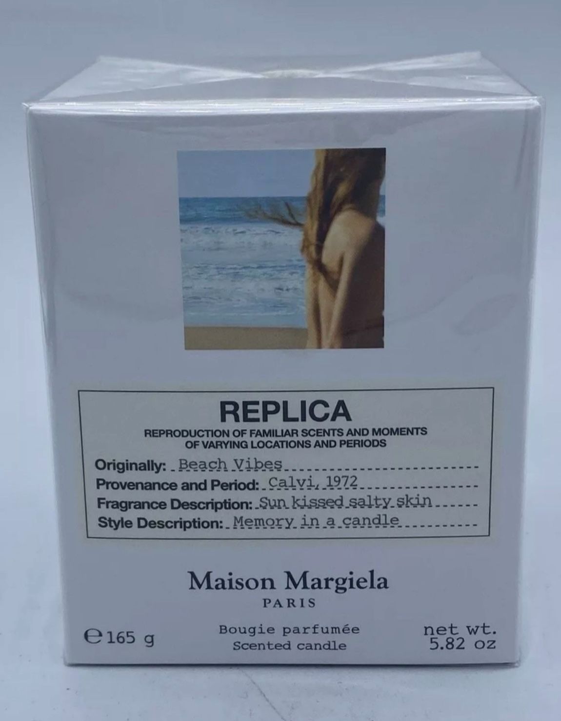 Maison Margiela Paris Beach Vibes Candle 5.82 oz 165g Big Size New In Sealed Box