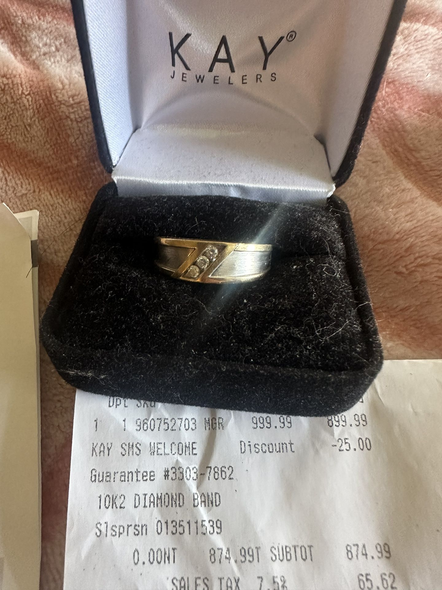 Men’s Kay Jewelers Like New Ring