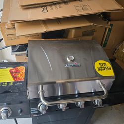 New Char-Broil gas grill with four burners