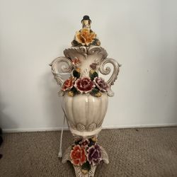 Vintage Porcelain Lamp