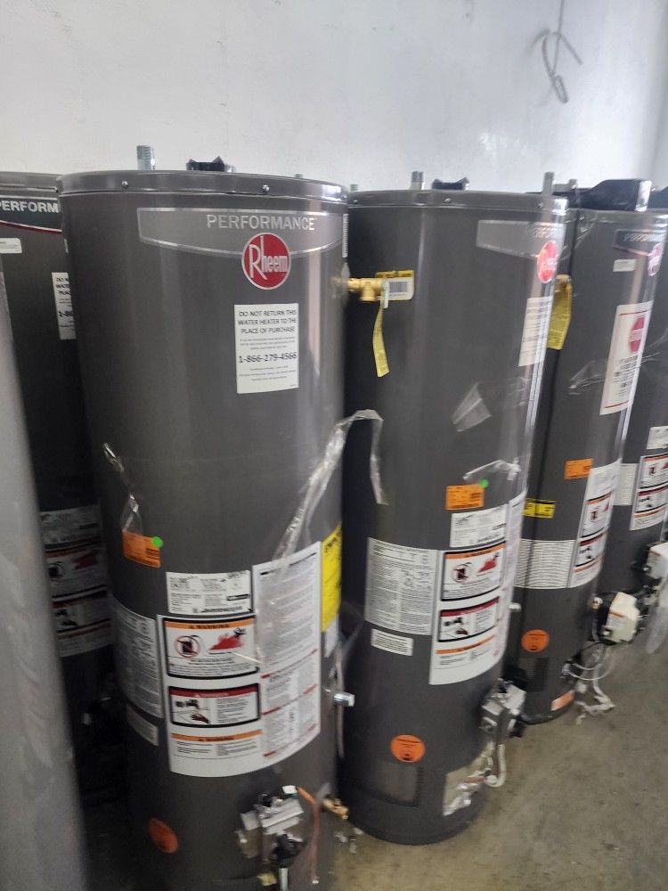 New Water Heater Rheem Performance Platinum 👏 50 Gal Free Installation 🚿🔥🆕️💧