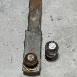 2” receiver with 1-7/8” & 2” balls. No pin