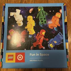 LEGO Collection Fun In Space 500 Piece Puzzle~ LEGO Target~ Ages 8 & Up~ NEW!