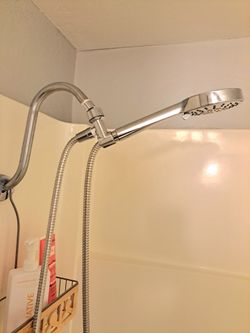 Glacier Bay Massaging 5 Spray Settings Shower Head And Hose
