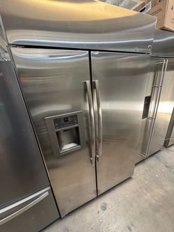 48” GE Stainless Steel Side-by-Side Refrigerator