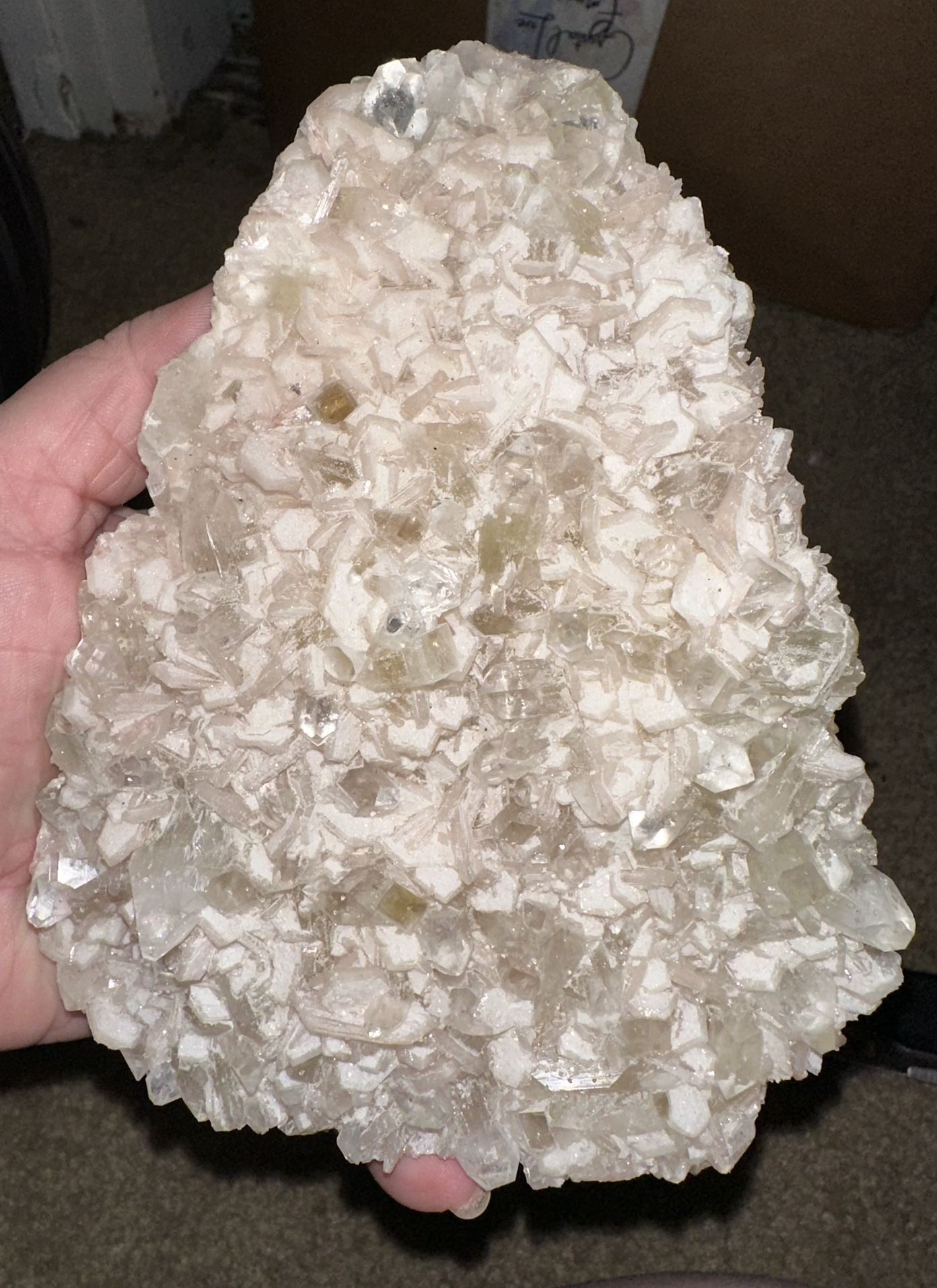 Apophyllite with Stilbite