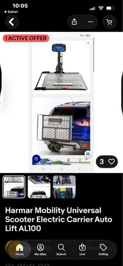 Harmon electric lift for scooters