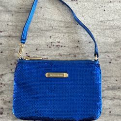 MICHAEL Michael Kors Blue Sequins Shine Wristlet 