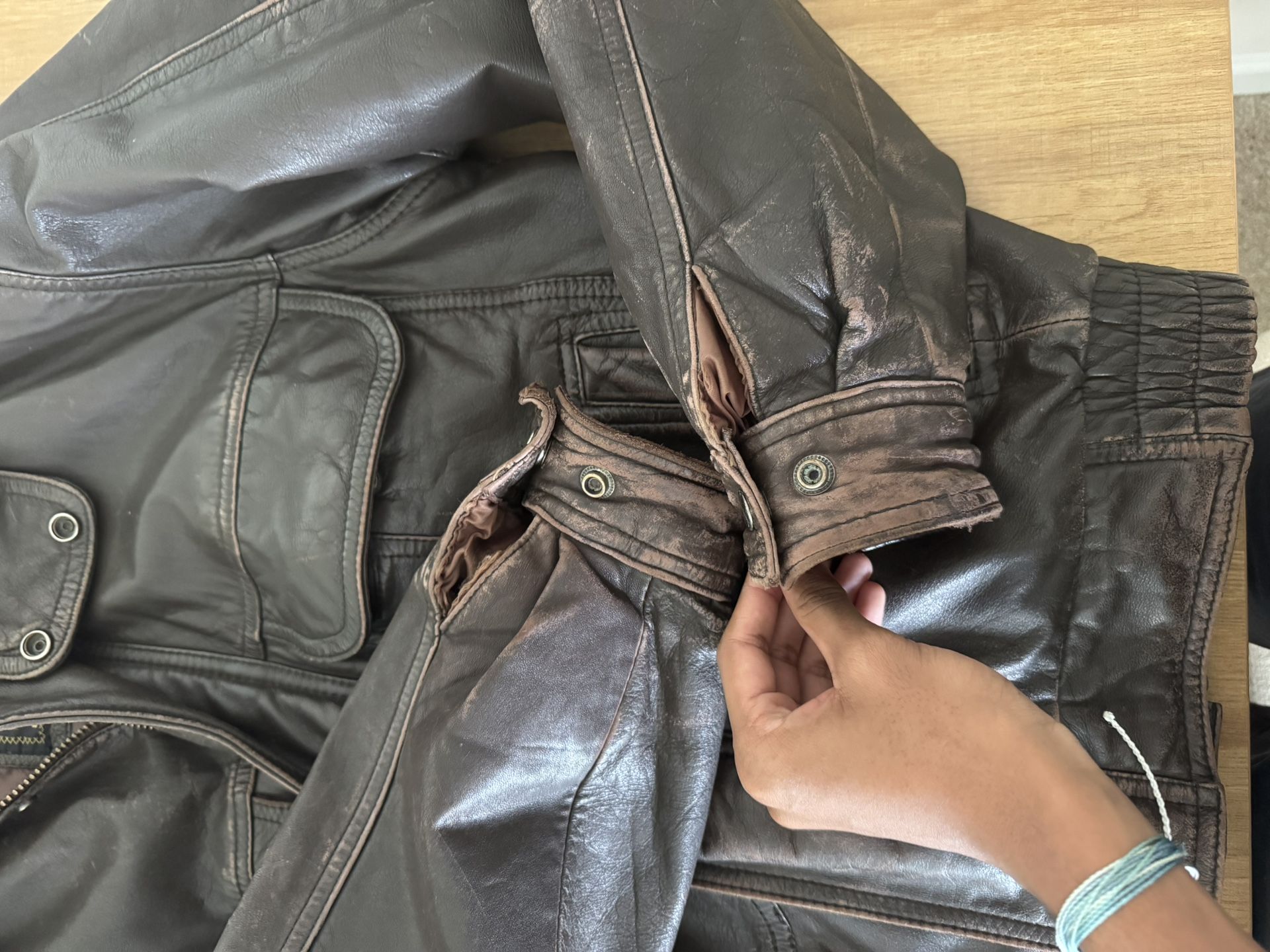 Vintage leather jacket