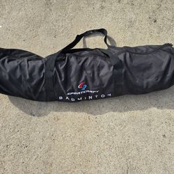 Portable Badminton Set In Carrying Case