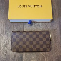 Louis Vuitton Damier Brown And Pink Wallet 