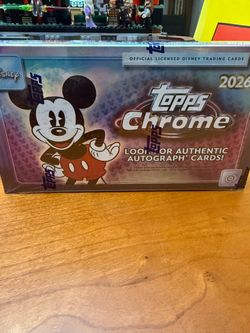 2026 Topps Chrome Disney Hobby Box