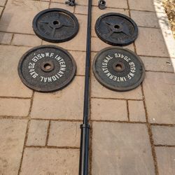 Olympic Plates And Barbell 