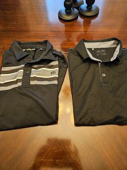 2 Men's Polo Shirts- Size Medium
