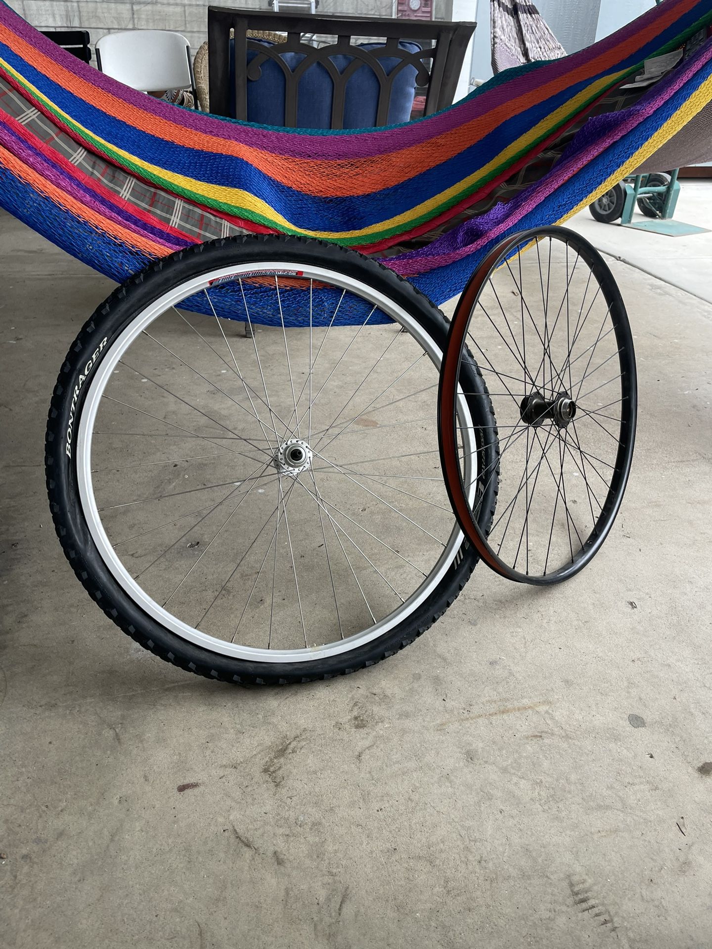Unused Bike Wheels