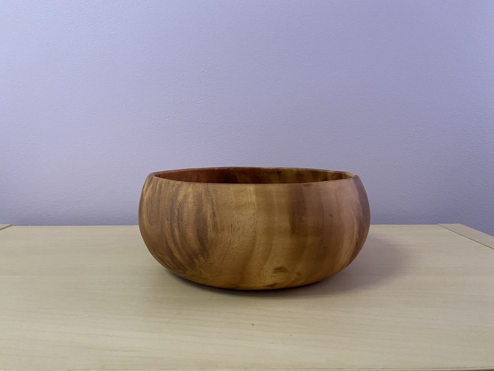 Crate & Barrel Tondo 8.5" Acacia Wood Bowl