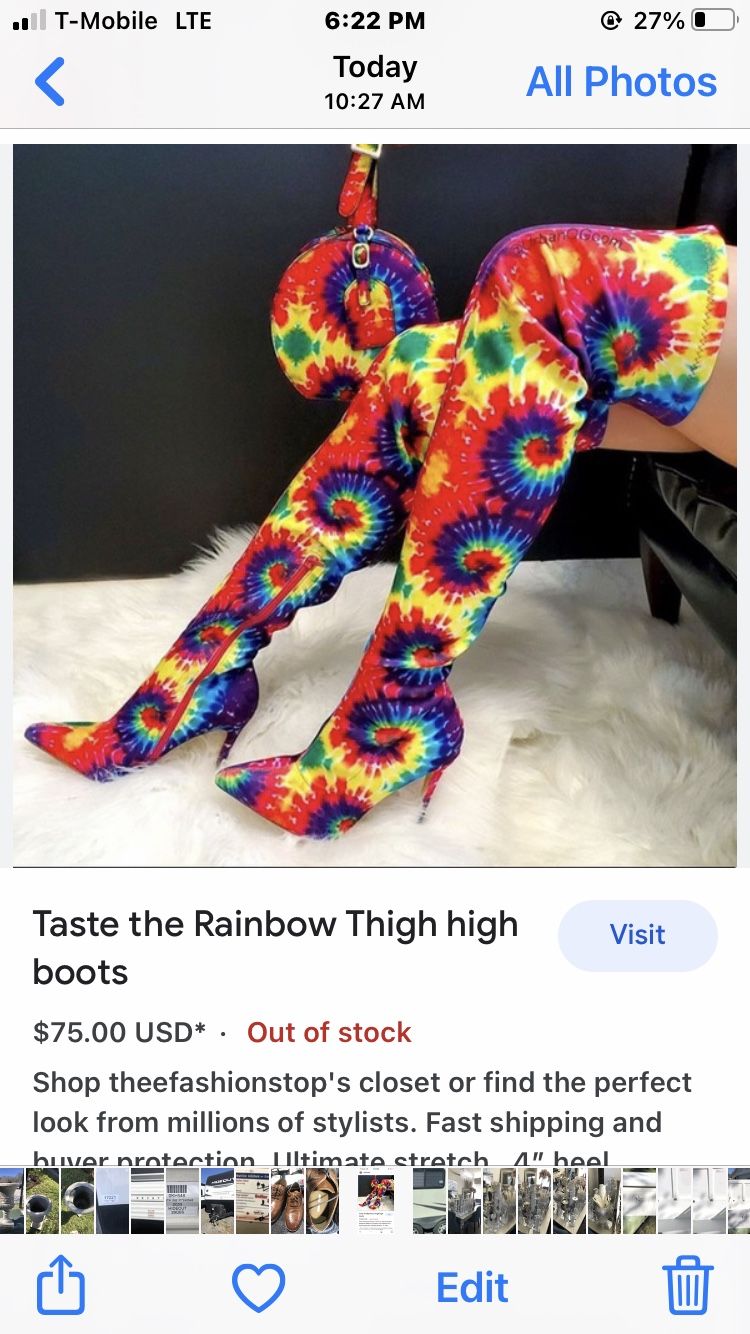 High Thigh Boots Size 7